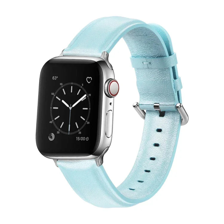 Bracelet en cuir à trous ronds pour Apple Watch Series 5 et 4 (44 mm), Series 3, 2 et 1 (42 mm).