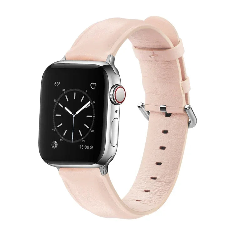 Bracelet en cuir à trous ronds pour Apple Watch Series 5 et 4 (44 mm), Series 3, 2 et 1 (42 mm).