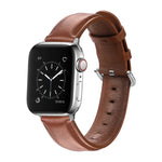 Bracelet en cuir à trous ronds pour Apple Watch Series 5 et 4 (44 mm), Series 3, 2 et 1 (42 mm).