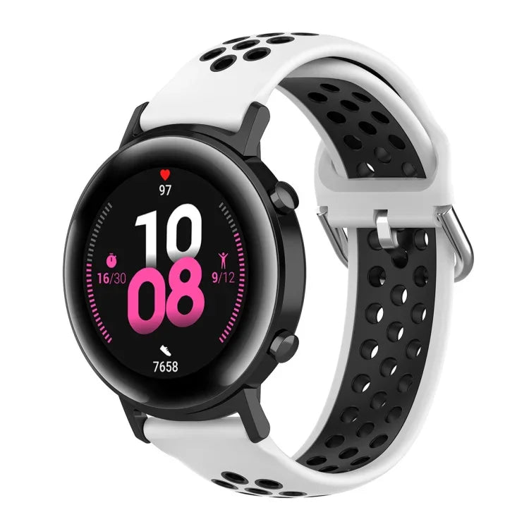 Bracelet en silicone 20 mm avec boucle intérieure tendance 42 mm pour Huami Amazfit GTS / Samsung Galaxy Watch Active 2 / Huawei Watch GT2