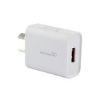 Chargeur à interface USB unique QC 3.0 18W 3A, prise AU