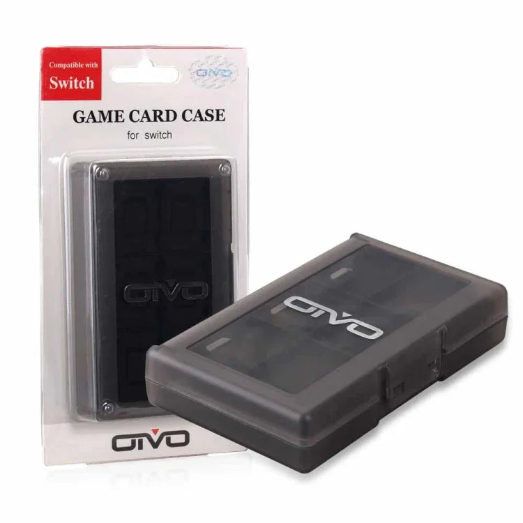 Boîte de rangement pour cartes mémoire de jeu OIVO IV-SW029 24 en 1 pour Nintendo Switch