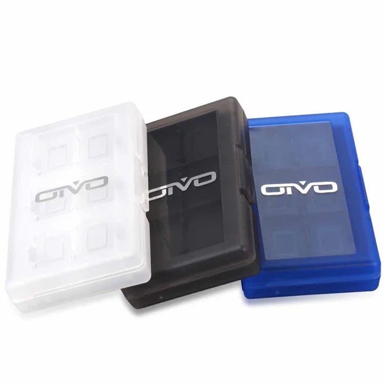 Boîte de rangement pour cartes mémoire de jeu OIVO IV-SW029 24 en 1 pour Nintendo Switch