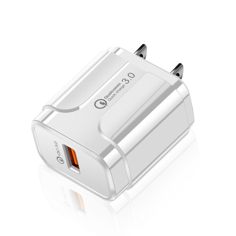 Chargeur portable universel à chargement rapide avec port USB QC3.0 18W, prise américaine, prise américaine