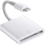 ZS-KL21810 Adaptateur de lecteur de carte appareil photo SD 8 broches, compatible avec tous les systèmes iOS, fente pour carte SD