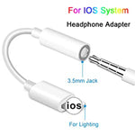 Adaptateur audio 2 PCS Zs-kl21836 8 broches vers 3,5 mm, compatible avec tous les systèmes iOS