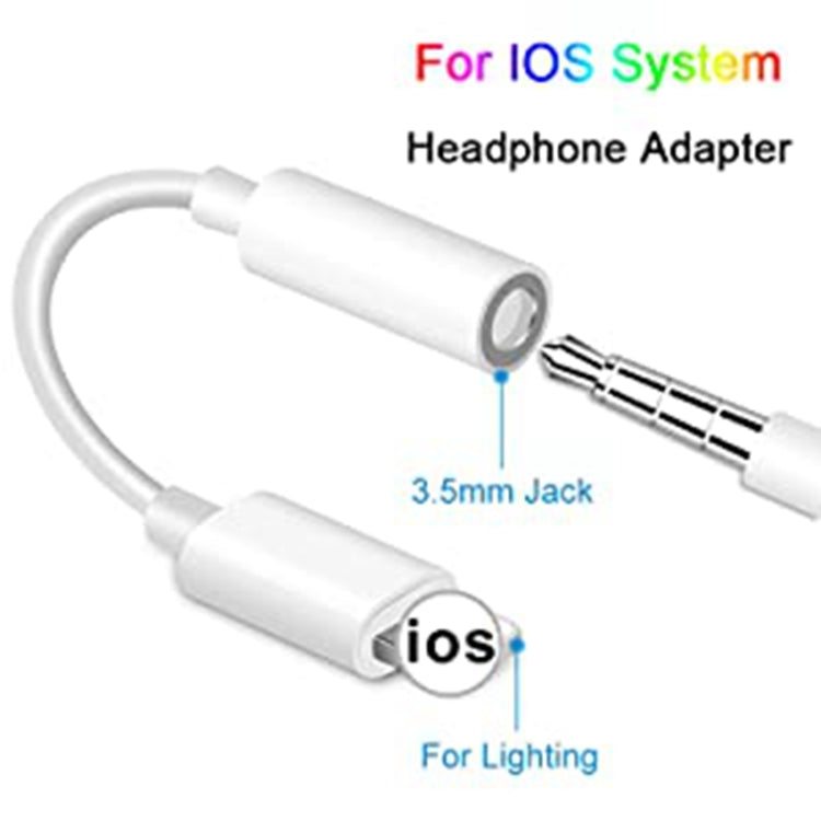 Adaptateur audio 2 PCS Zs-kl21836 8 broches vers 3,5 mm, compatible avec tous les systèmes iOS