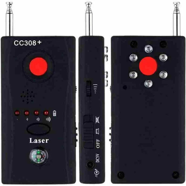 Détecteur laser CC308 à portée étendue, mini caméra sans fil, détecteur de signal GSM, appareil de localisation de signal.