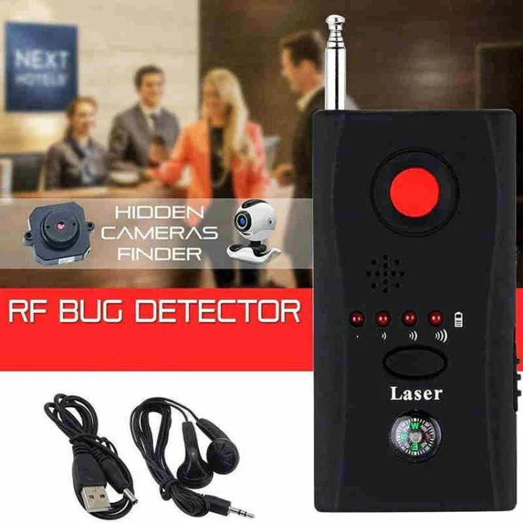 Détecteur laser CC308 à portée étendue, mini caméra sans fil, détecteur de signal GSM, appareil de localisation de signal.