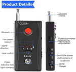 Détecteur laser CC308 à portée étendue, mini caméra sans fil, détecteur de signal GSM, appareil de localisation de signal.