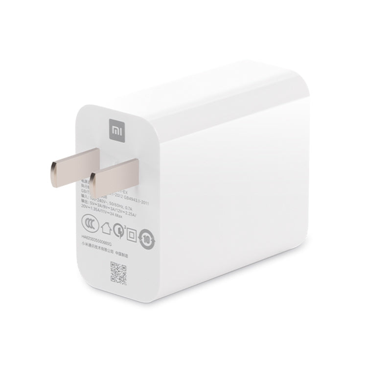Chargeur original Xiaomi MDY-11-EX 33W à interface USB unique, charge rapide, prise CN, MDY-11-EX