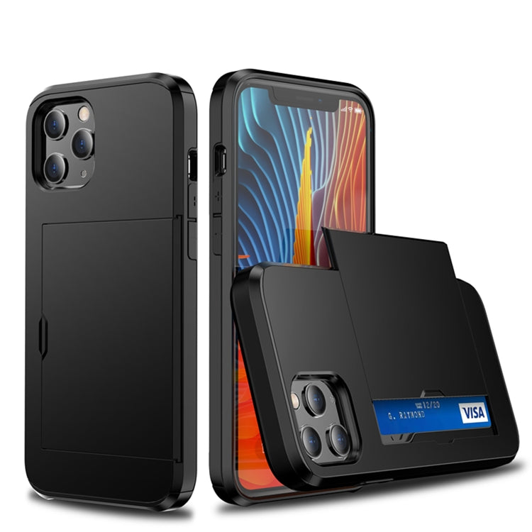For iPhone 12 Pro 6.1 Shockproof Rugged Armor Protective Case with Card Slot, For iPhone 12 / 12 Pro