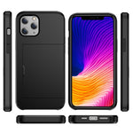 For iPhone 12 Pro 6.1 Shockproof Rugged Armor Protective Case with Card Slot, For iPhone 12 / 12 Pro