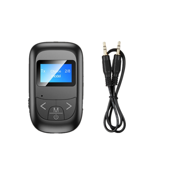 Adaptateur Bluetooth 2 en 1 T14 pour voiture, appel mains libres, récepteur et émetteur Bluetooth avec écran LCD numérique, T14
