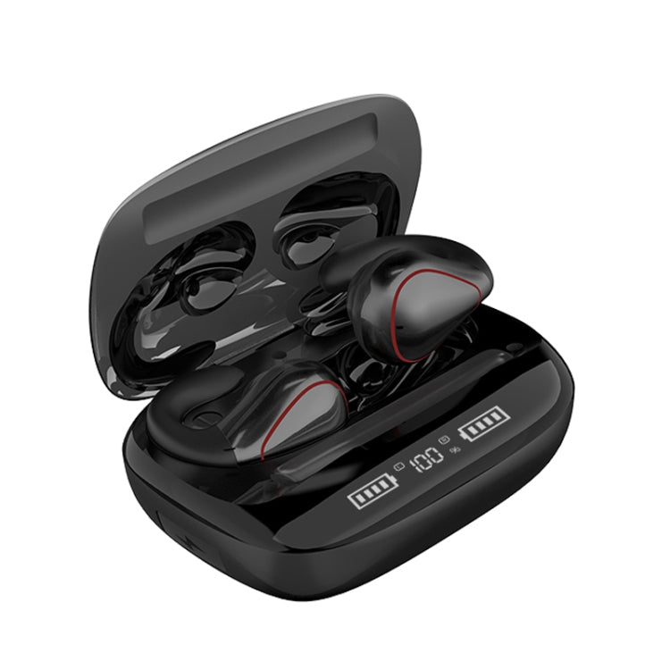 Écouteurs Bluetooth sans fil tactiles TWS T20 Bluetooth 5.0 avec affichage de la batterie à trois voyants LED et boîtier de charge, prennent en charge les appels et l'assistant vocal