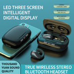Écouteurs Bluetooth sans fil tactiles TWS T20 Bluetooth 5.0 avec affichage de la batterie à trois voyants LED et boîtier de charge, prennent en charge les appels et l'assistant vocal