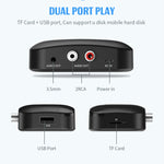 Récepteur de musique Bluetooth 5.0 B20 NFC pour voiture, support appel mains libres & carte TF & disque U