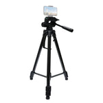 Trépied L-3600 Live avec nacelle à amortissement tridimensionnel, plateau de dégagement rapide détachable, réglage de la hauteur de 62 à 170 cm pour appareil photo reflex numérique et projecteur de lumière en direct (noir), L-3600