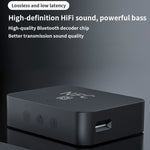 Récepteur de musique de bureau Bluetooth R6 NFC 5.0, prise en charge carte TF