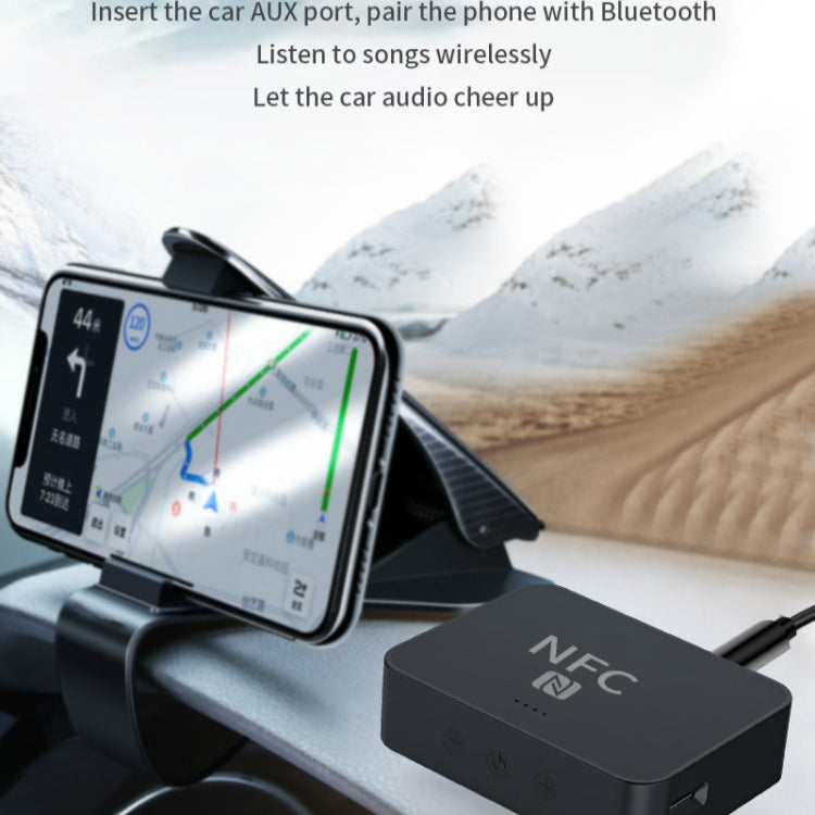 Récepteur de musique de bureau Bluetooth R6 NFC 5.0, prise en charge carte TF
