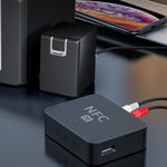 Récepteur de musique de bureau Bluetooth R6 NFC 5.0, prise en charge carte TF