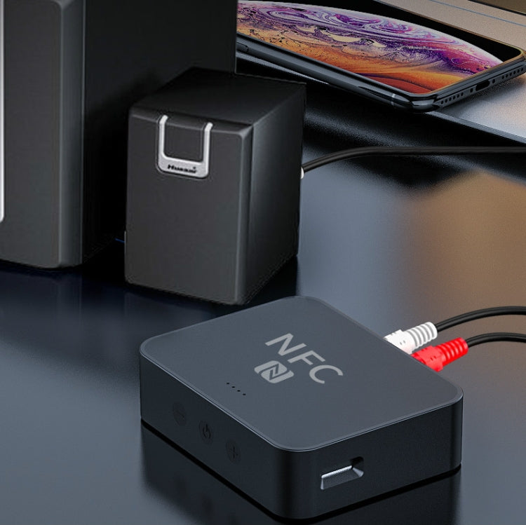 Récepteur de musique de bureau Bluetooth R6 NFC 5.0, prise en charge carte TF