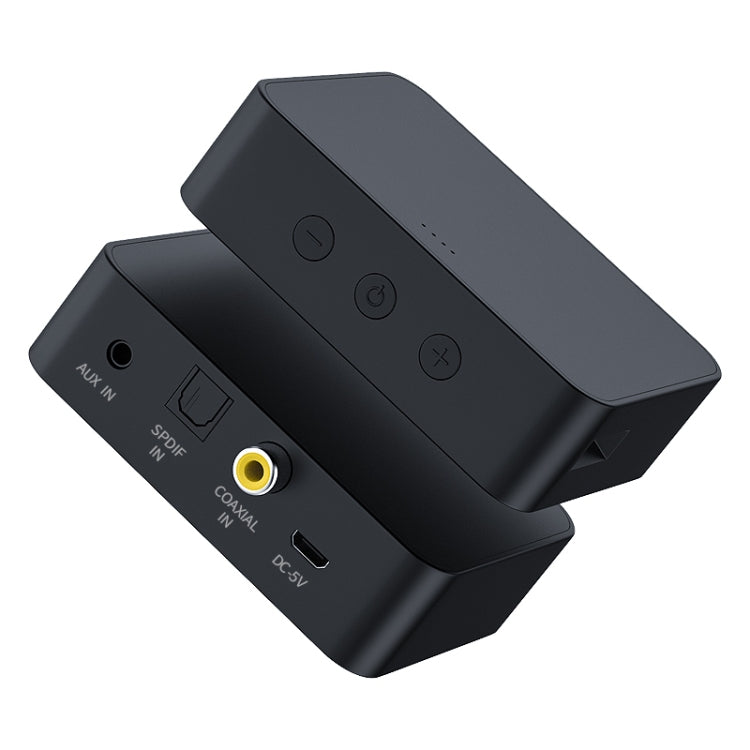 Émetteur Bluetooth 5.0 T6 pour Ordinateur TV, coaxial à fibre optique AUX multifonction avec carte TF, émetteur audio Bluetooth HiFi