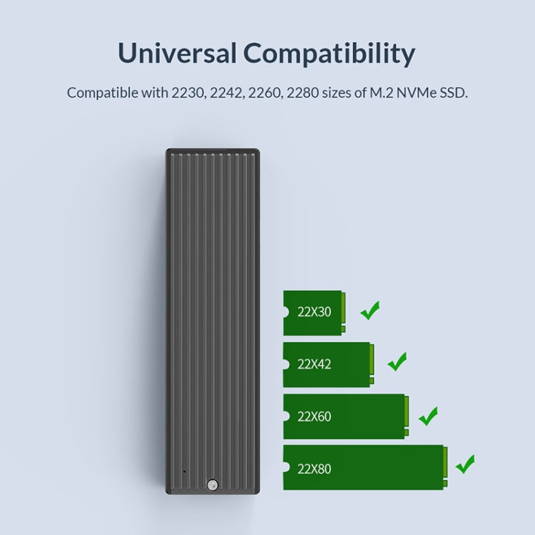 Boîtier SSD ORICO M2PV-C3 M.2 NVMe, ORICO M2PV-C3