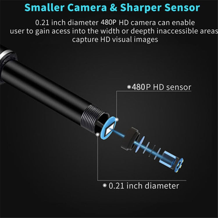 Endoscope numérique d'inspection USB HD 3 en 1 type otoscope oreille cire d'oreille