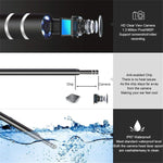 Endoscope numérique d'inspection USB HD 3 en 1 type otoscope oreille cire d'oreille