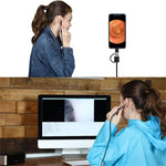 Endoscope numérique d'inspection USB HD 3 en 1 type otoscope oreille cire d'oreille