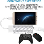 Adaptateur USB-C OTG 3 en 1 avec prise casque 3,5 mm, Compatible iPad Pro et téléphone avec prise Type-C, 3 en 1
