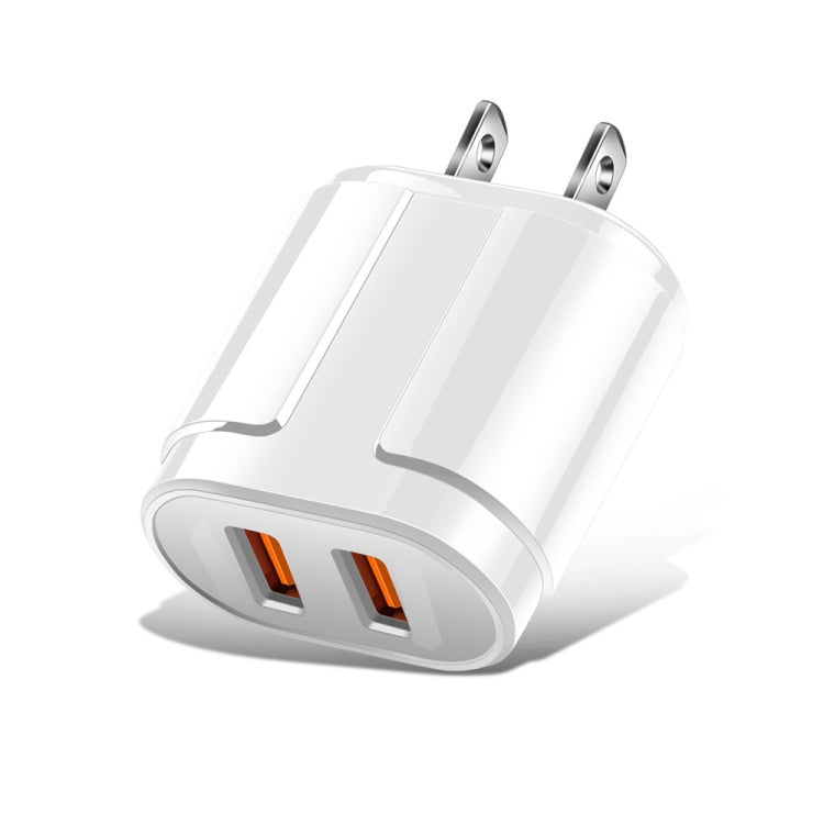Chargeur de voyage universel portable double USB pour téléphone portable et tablette, prise américaine
