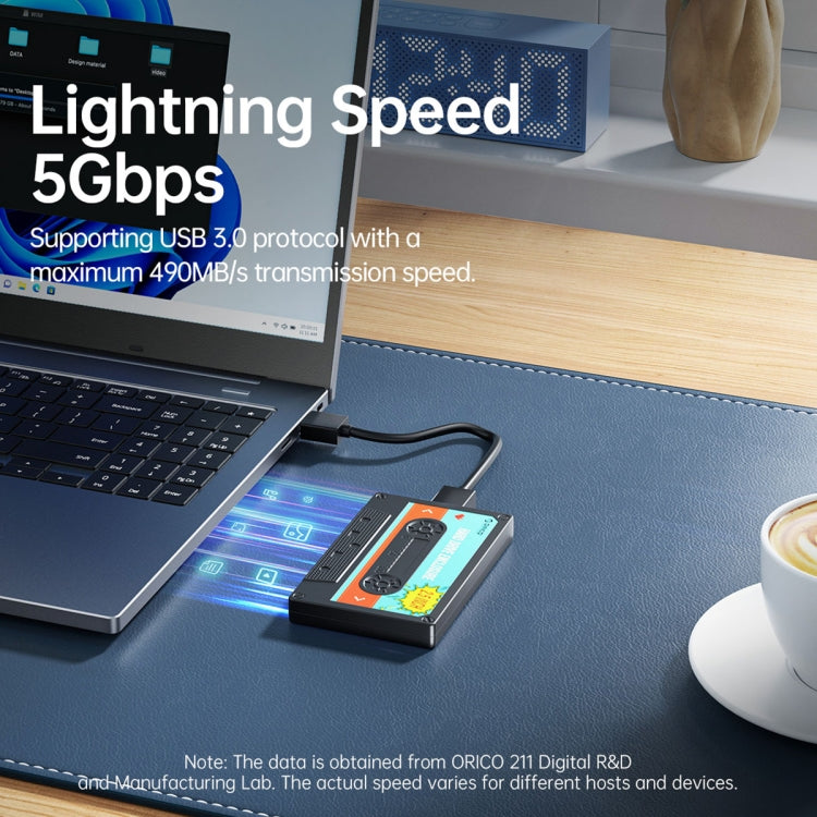 Boîtier de disque dur USB 3.0 SATA 2,5 pouces ORICO 2580U3, boîtier classique pour disque dur mobile, 2580U3
