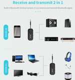 Récepteur et émetteur audio sans fil Bluetooth 5.0 CSR8670 deux-en-un AptX AptxLL support un pour deux, TX18
