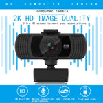 Webcam Richwell PC-06 Mini 360 degrés rotative 4.0 MP HD autofocus pour PC avec microphone à réduction de bruit