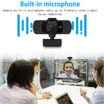 Webcam Richwell PC-06 Mini 360 degrés rotative 4.0 MP HD autofocus pour PC avec microphone à réduction de bruit
