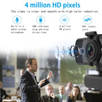 Webcam Richwell PC-06 Mini 360 degrés rotative 4.0 MP HD autofocus pour PC avec microphone à réduction de bruit