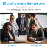 Webcam Richwell PC-06 Mini 360 degrés rotative 4.0 MP HD autofocus pour PC avec microphone à réduction de bruit