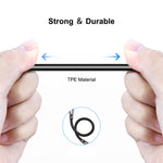 ENKAY ENK-AT103 8 Pin to 3.5mm Audio ＆ 8 Pin Charging Interfaces Converter Zinc Alloy Adapter, 3.5mm Audio ＆ 8 Pin Charging