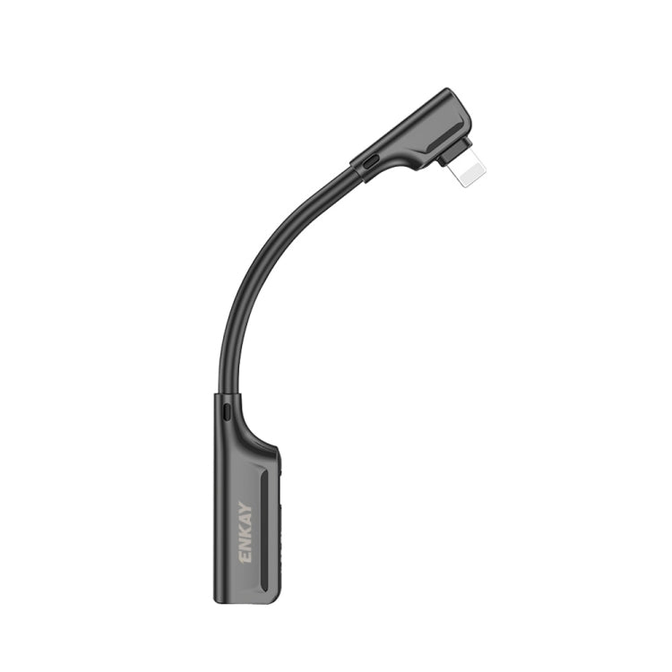 ENKAY ENK-AT102 Adaptateur convertisseur en alliage de zinc 8 broches vers 8 broches pour chargement + interfaces audio 8 broches, chargement et écoute de musique, 8 broches chargement + 8 broches audio