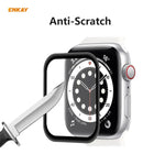 5 PCS For Apple Watch Series 6/5/4/SE 44mm ENKAY Hat-Prince 3D Full Screen PET Curved Hot Bending HD Screen Protector Film, For Apple Watch Series 6/5/4/SE 44mm