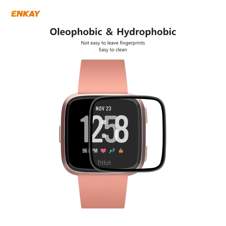For Fitbit Versa 3 / Fitbit Sense ENKAY Hat-Prince 3D Full Screen Soft PC Edge + PMMA HD Screen Protector Film, For Fitbit Versa 3 / Fitbit Sense (1 PC), For Fitbit Versa 3 / Fitbit Sense (2 PCS), For Fitbit Versa 3 / Fitbit Sense (5 PCS)              ...
