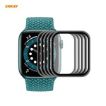 5 PCS ENKAY Hat-Prince Film de protection d'écran 3D plein écran Soft PC Edge + PMMA HD, pour Apple Watch 6/5/4/SE 44mm, pour Apple Watch 6/5/4/SE 40mm