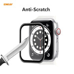 5 PCS ENKAY Hat-Prince Film de protection d'écran 3D plein écran Soft PC Edge + PMMA HD, pour Apple Watch 6/5/4/SE 44mm, pour Apple Watch 6/5/4/SE 40mm