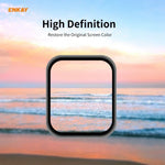 5 PCS ENKAY Hat-Prince Film de protection d'écran 3D plein écran Soft PC Edge + PMMA HD, pour Apple Watch 6/5/4/SE 44mm, pour Apple Watch 6/5/4/SE 40mm