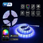 Bande LED 5050 RGB 5M kit d'alimentation WIFI maison intelligente (non étanche)