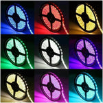 Bande LED 5050 RGB 5M kit d'alimentation WIFI maison intelligente (non étanche)