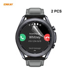 Lot de 2 Films de Protection d'Écran ENKAY Hat-Prince HD Transparent en PET, pour Samsung Galaxy Watch3 45mm, pour Samsung Galaxy Watch3 41mm