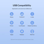 Hub USB 3.0 ORICO TWU3-7A-BK 7 ports, TWU3-7A